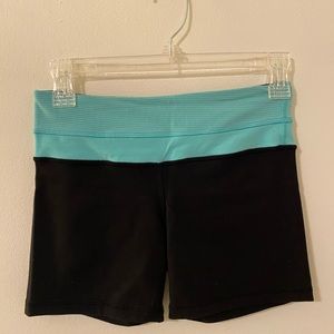 Lululemon Black & Blue Shorts Size 4